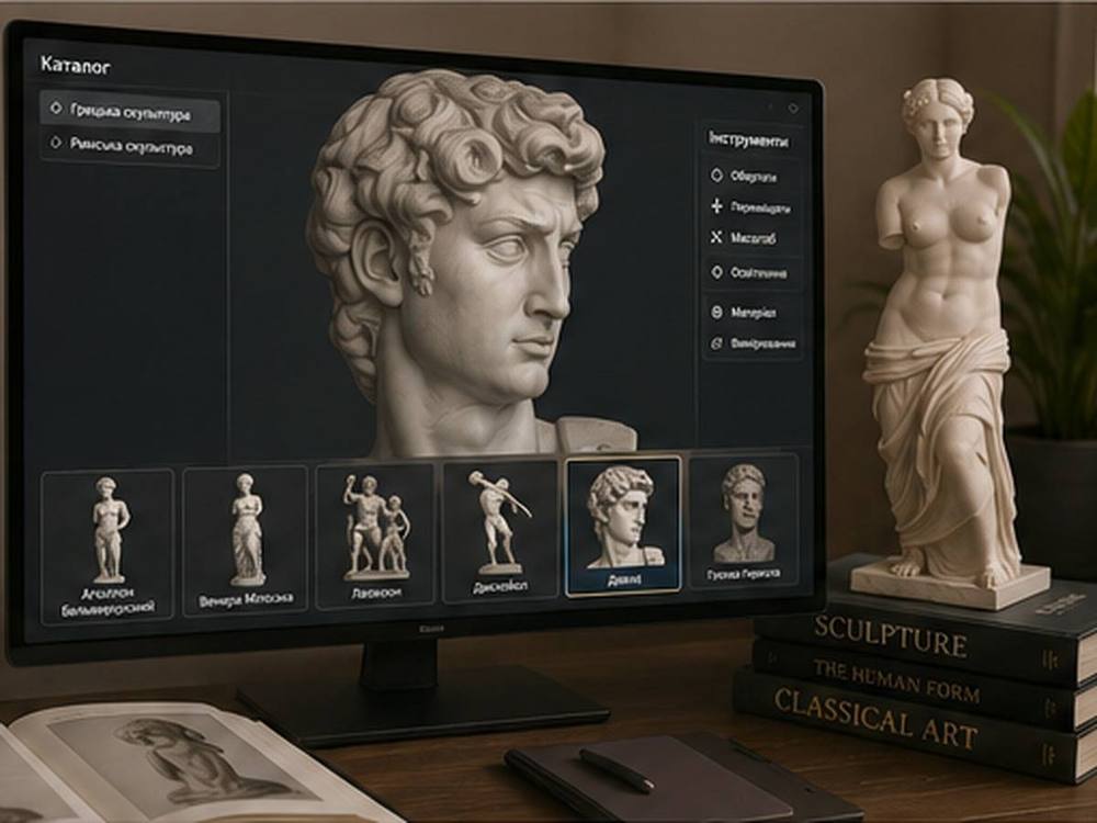 Бібліотека 3D-моделей класичної скульптури