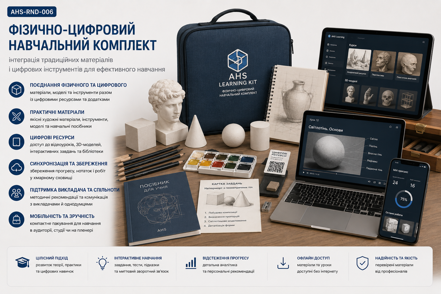 Фізично-цифровий навчальний комплект
