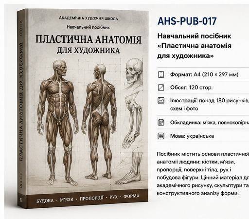 Навчальний посібник «Пластична анатомія для художника»