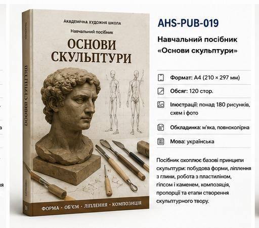 Навчальний посібник «Основи скульптури»