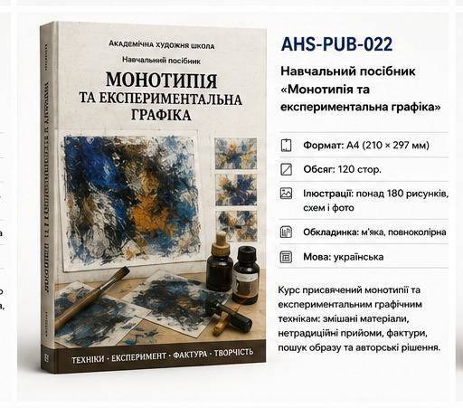 Навчальний посібник «Монотипія та експериментальна графіка»