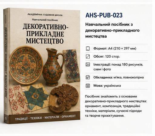 Навчальний посібник з декоративно-прикладного мистецтва