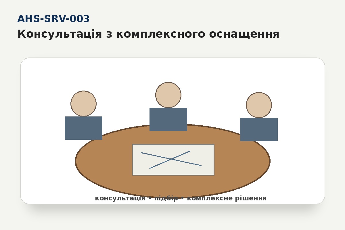 Консультація з комплексного оснащення